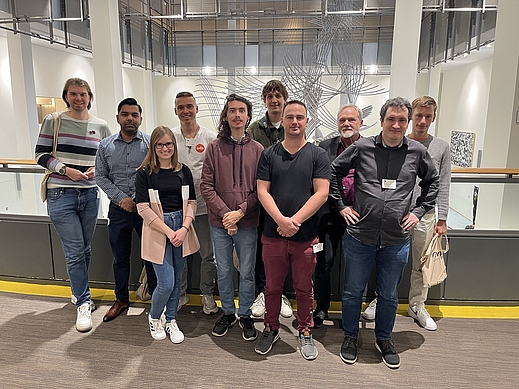 Gruppenbild Teilnehmer der JÖ Brüsselfahrt 2025 Teilnehmer der Brüsselfahrt stehen zusammen